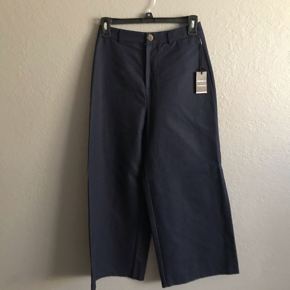 FRVR 21 NAVY WIDE LEG PANTS  NWT